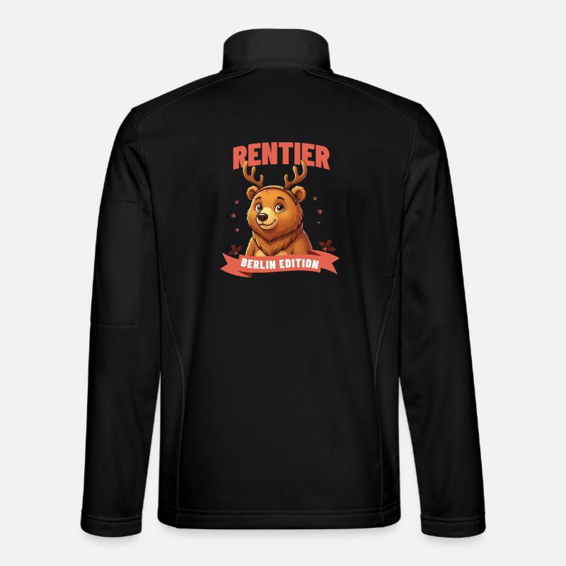 Renne de Noël Ours de Berlin Veste en tissu softshell Unisexe