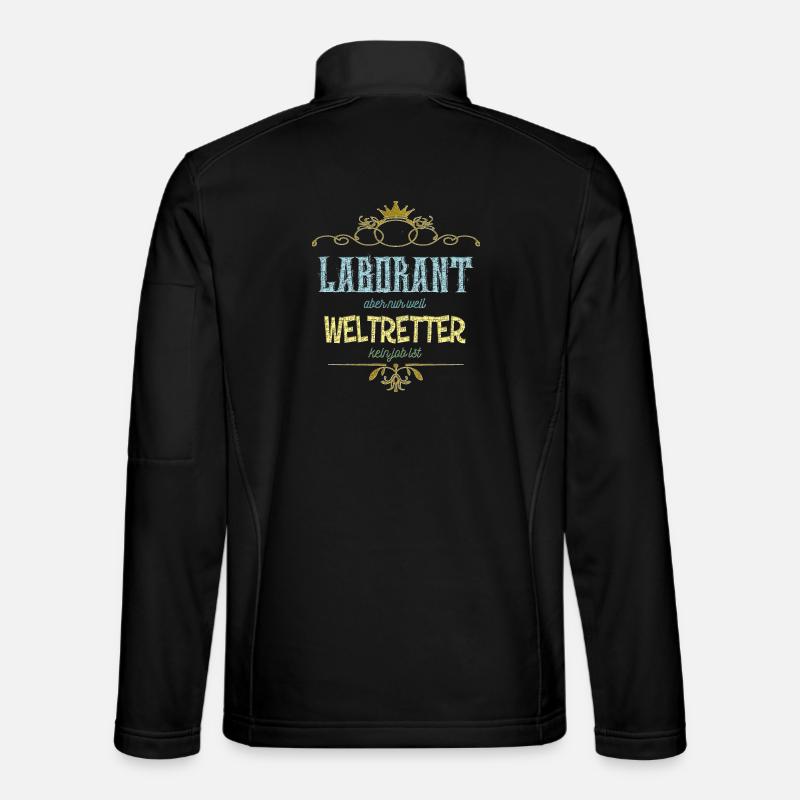 Laborant Weltretter - Unisex Softshelljacke - Schwarz