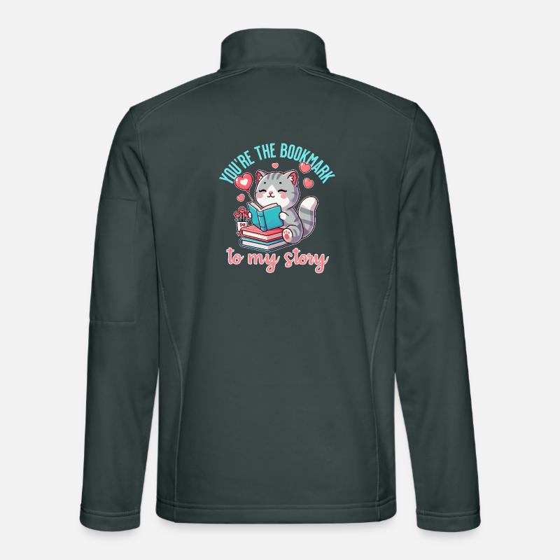 Du bist das Lesezeichen in meiner Geschichte Unisex Softshelljacke
