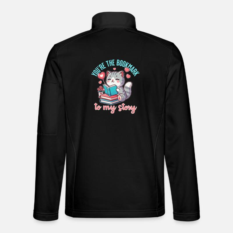 Du bist das Lesezeichen in meiner Geschichte Unisex Softshelljacke