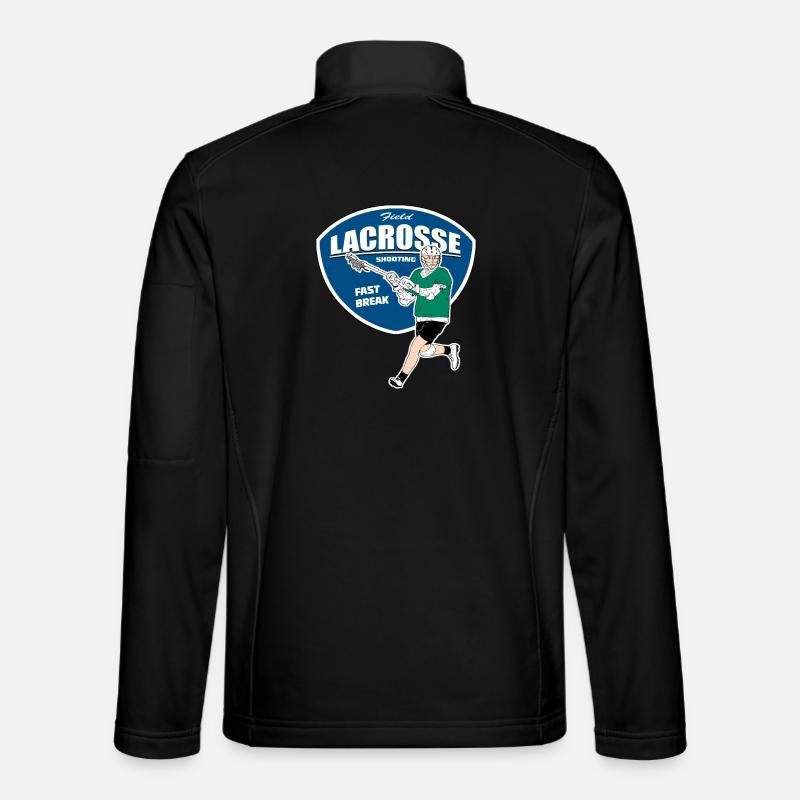 Lacrosse Player - Unisex Softshell Jacket - black