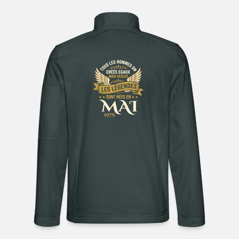 Anniversaire Mai 1979 Veste en tissu softshell Unisexe