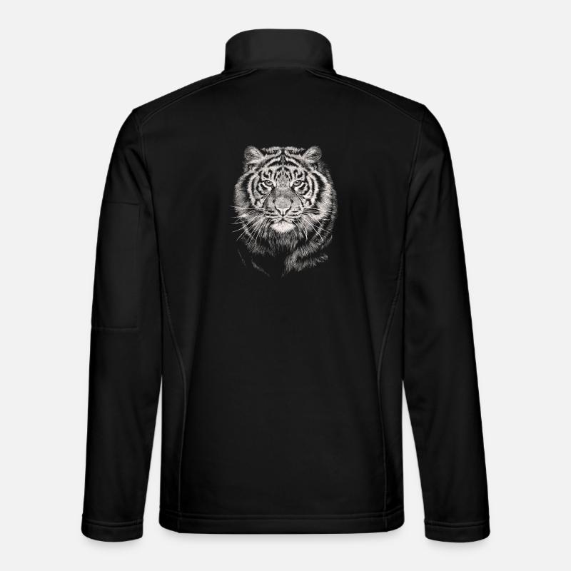 Tiger - Unisex Softshelljacke - Schwarz
