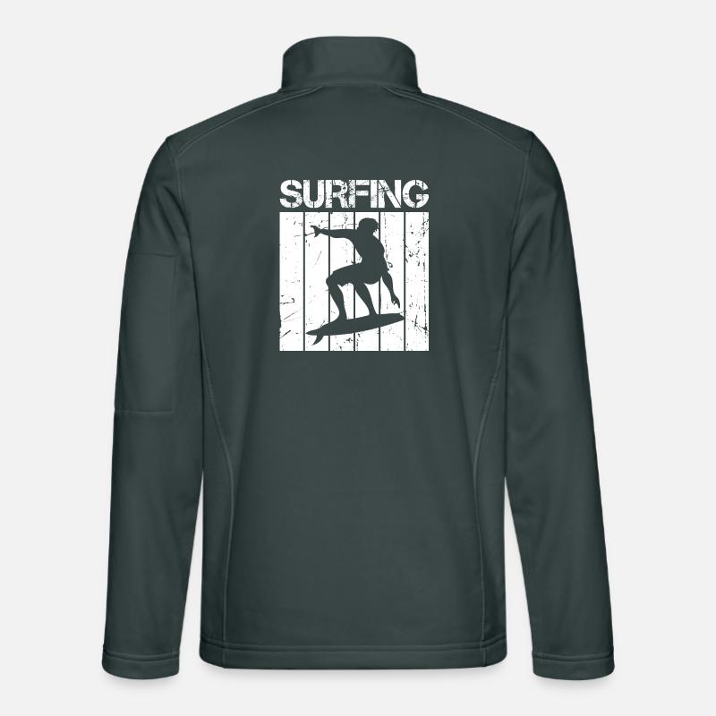 Retro Surfer Unisex Softshelljacke