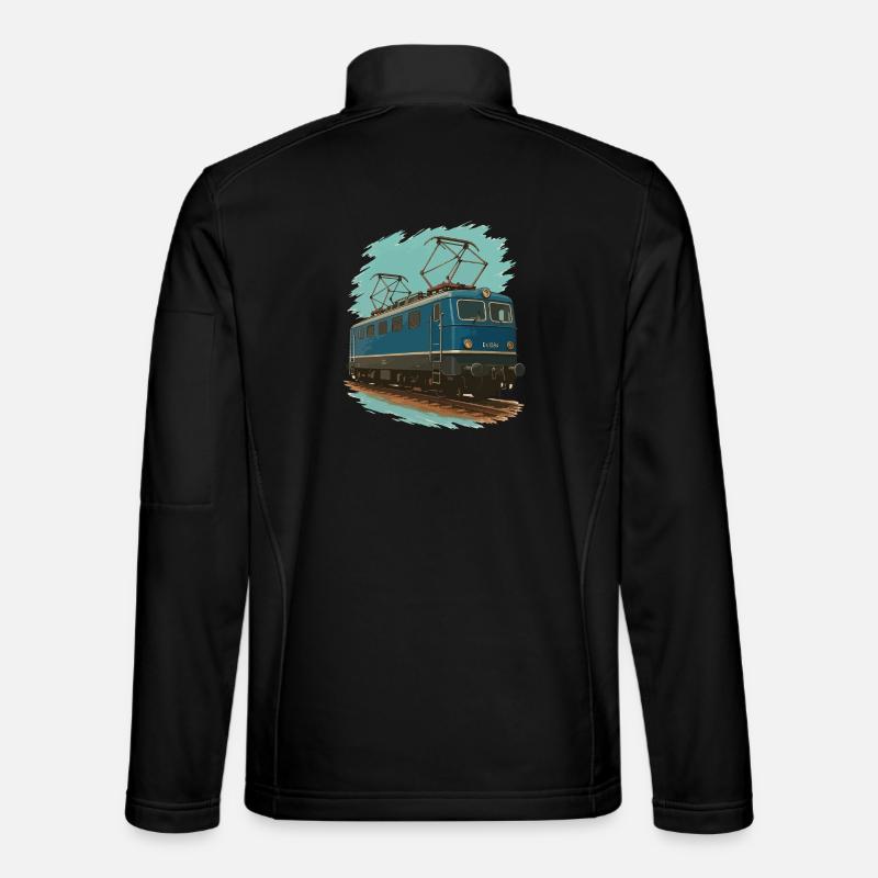 Electricity on steel – E-Lok Power - Unisex Softshell Jacket - black