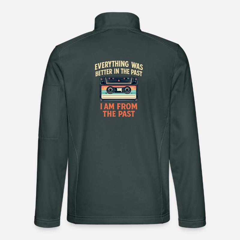 Everything was better in the old days cassette Unisex Softshell Jacket