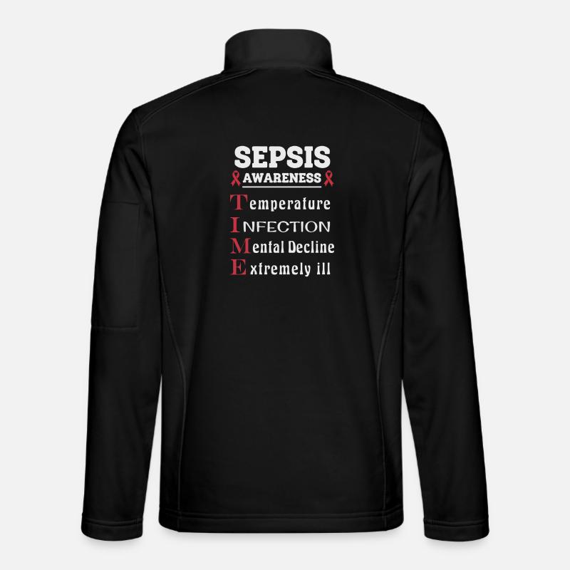 Sepsis Education T.I.M.E. Guide - Unisex Softshell Jacket - black