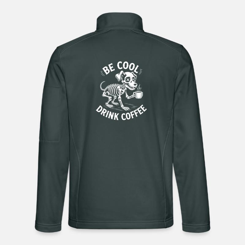 Squelette Squelette de Café Be Cool Veste en tissu softshell Unisexe