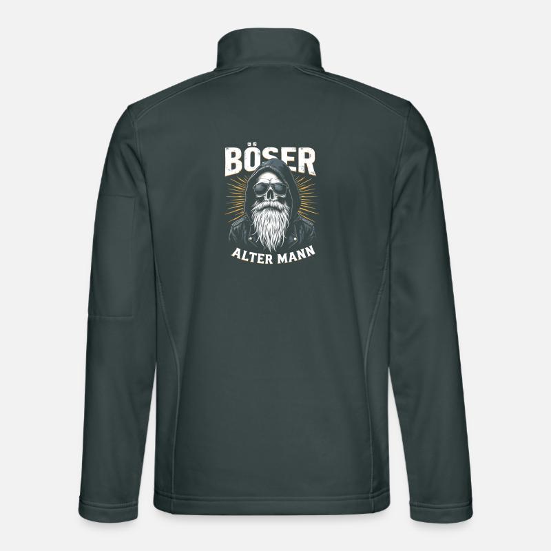 Nasty Old Man Skull Pullover Hoodie Unisex Softshell Jacket