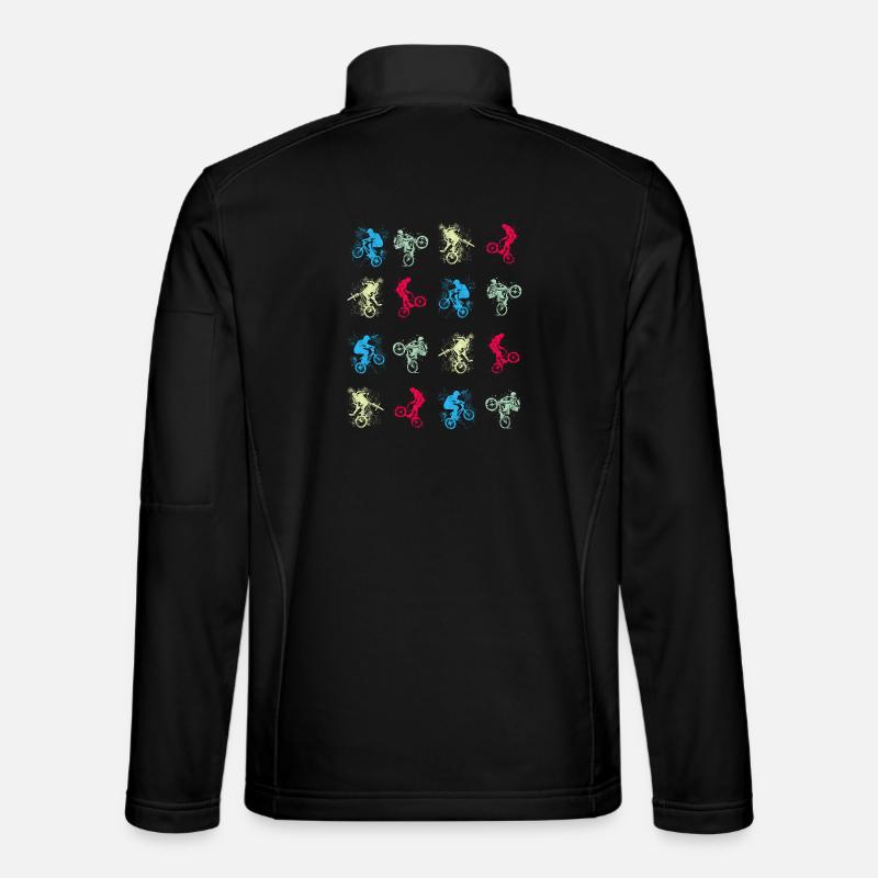 BMX / Bmx / bmx / gift idea / birthday - Unisex Softshell Jacket - black