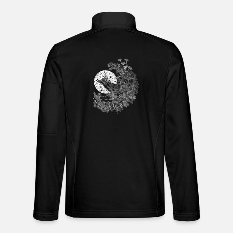 FUCHS & NACHTHIMMEL - Unisex Softshelljacke - Schwarz