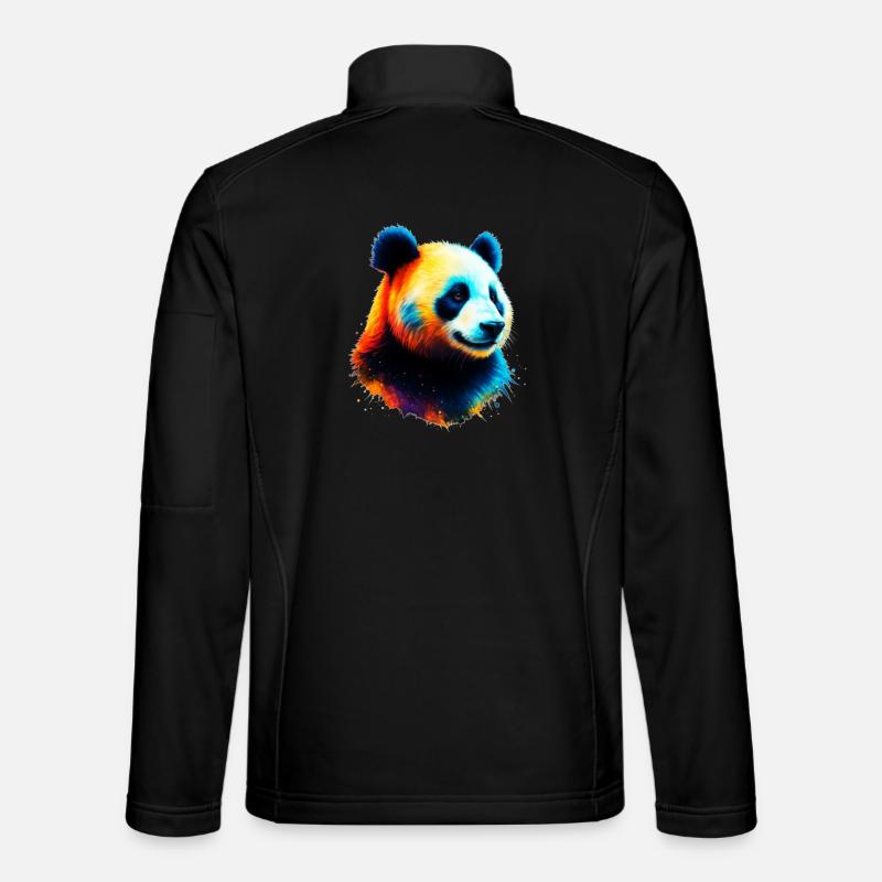 Panda - Unisex Softshell Jacket - black