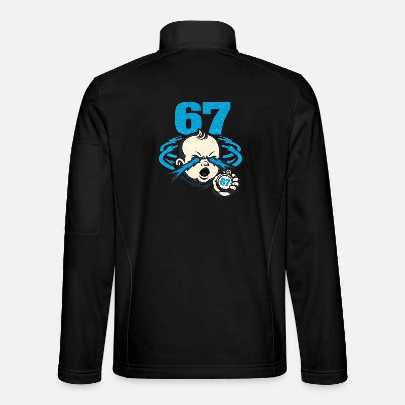 67 six seven - gen z - Unisex Softshelljacke - Schwarz