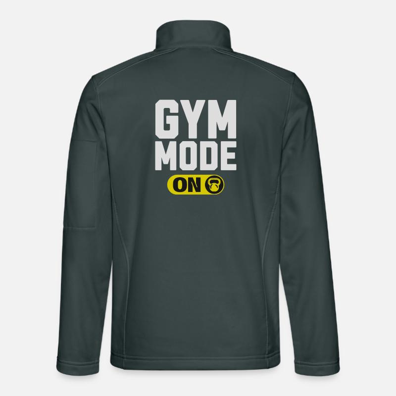 Gym Mode On Graphic Unisex Softshell Jacket