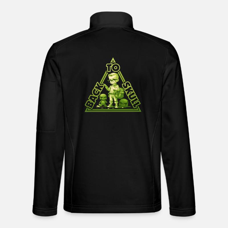 Back to school - green Unisex Softshell Jacket