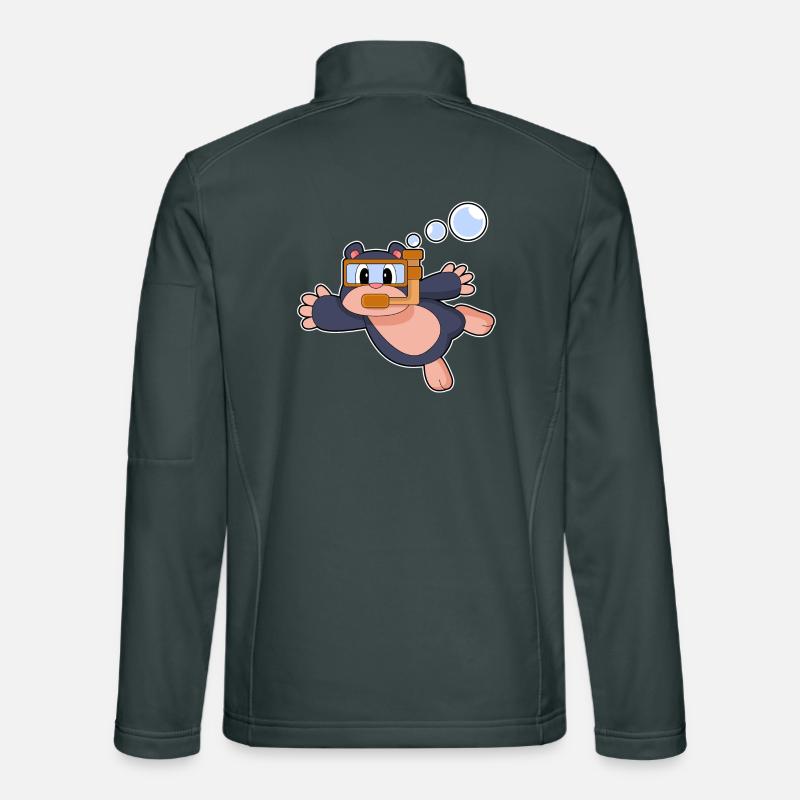 Mole Diver Snorkel Plongée Veste en tissu softshell Unisexe