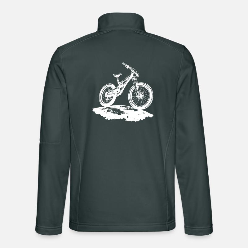 Mountain bikers Unisex Softshell Jacket
