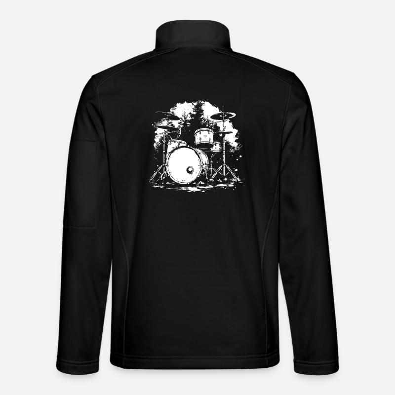 Percussion - Unisex Softshell Jacket - black