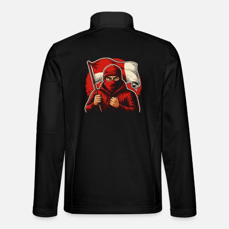 Fans Köln Berlin Rot Weiss Unisex Softshelljacke