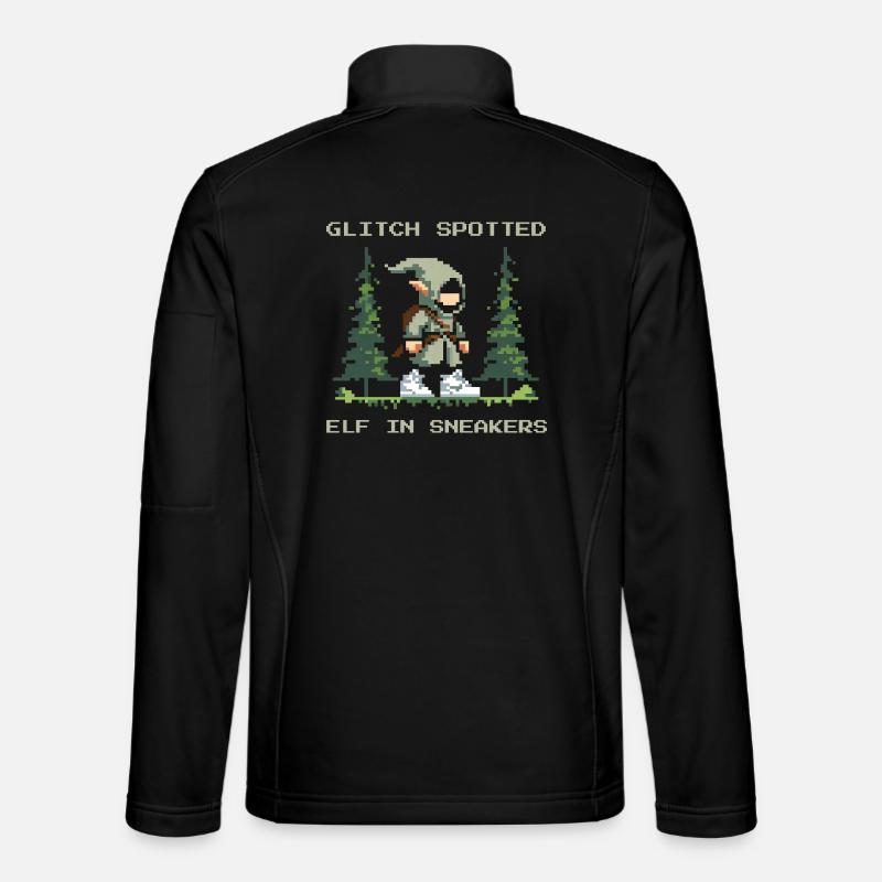 Bug discovered: Elf with sneakers | LARP Glitch Unisex Softshell Jacket