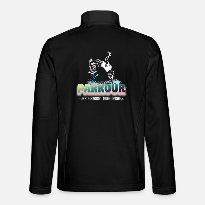 Parkour Life Beyond Boundaries - Unisex Softshell Jacket - black