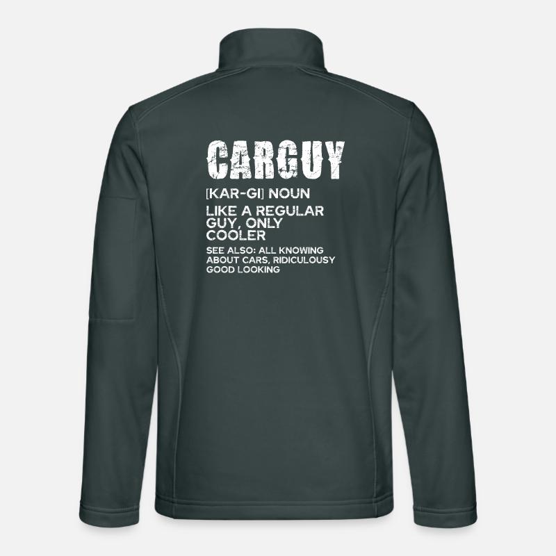 CarGuy Distressed Typografie Unisex Softshelljacke