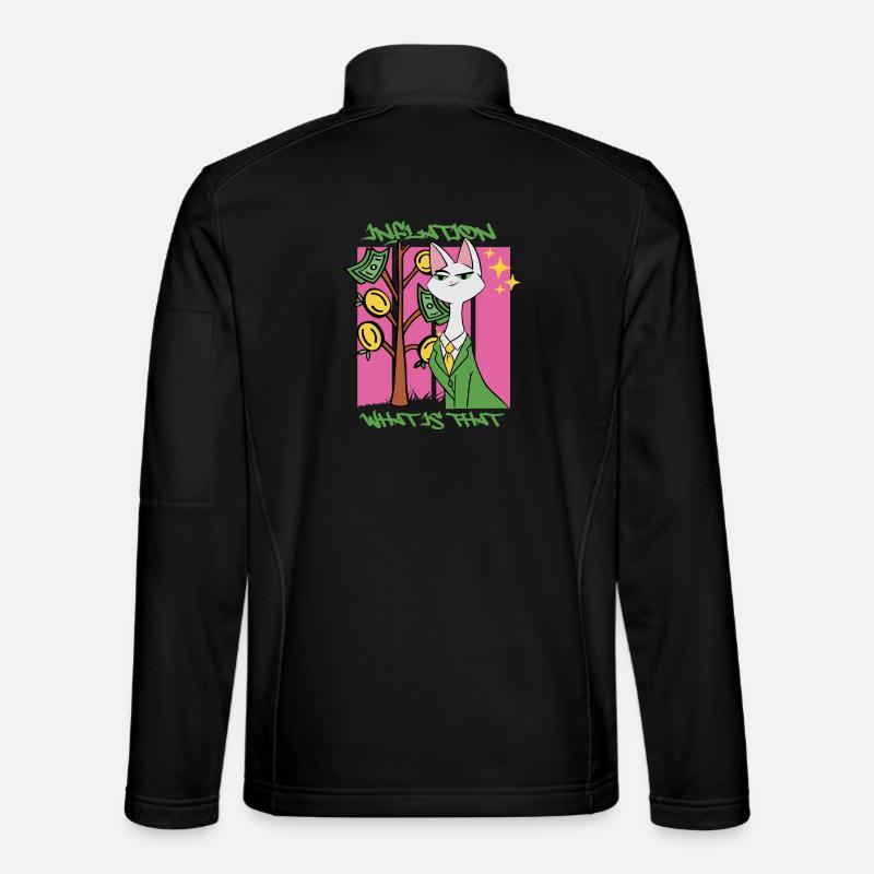 Inflation what is it? - Unisex Softshell Jacket - black