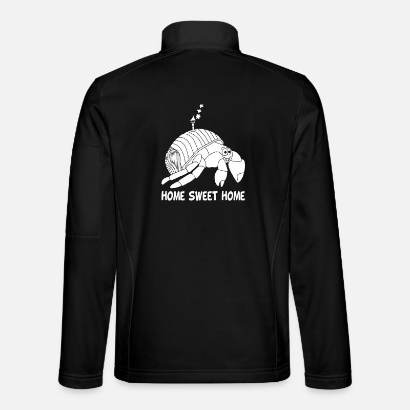 Nouvelle maison (blanc) - Veste en tissu softshell Unisexe - noir