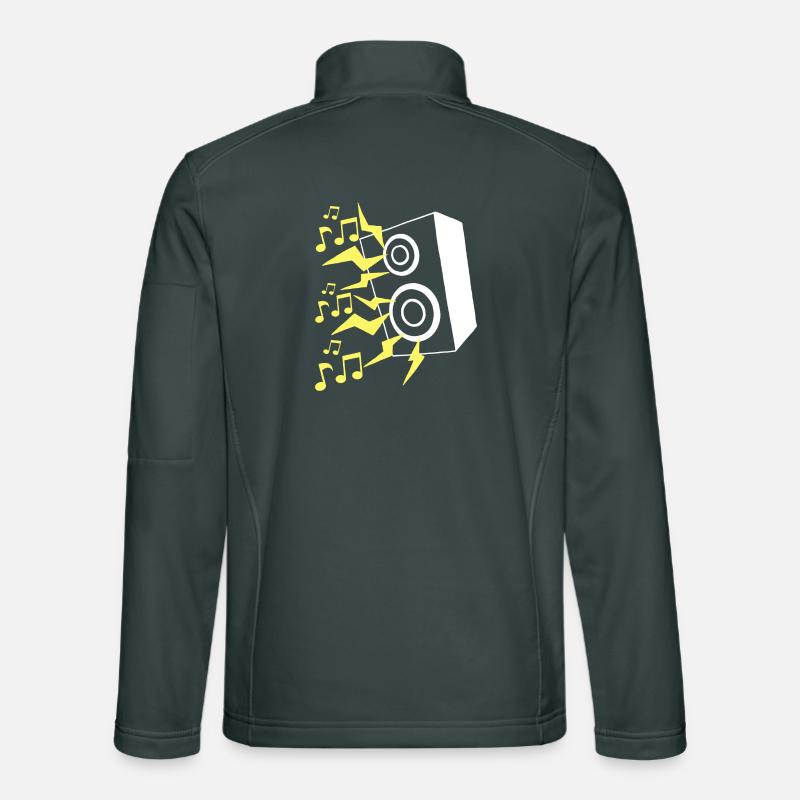 Speaker and music Unisex Softshell Jacket