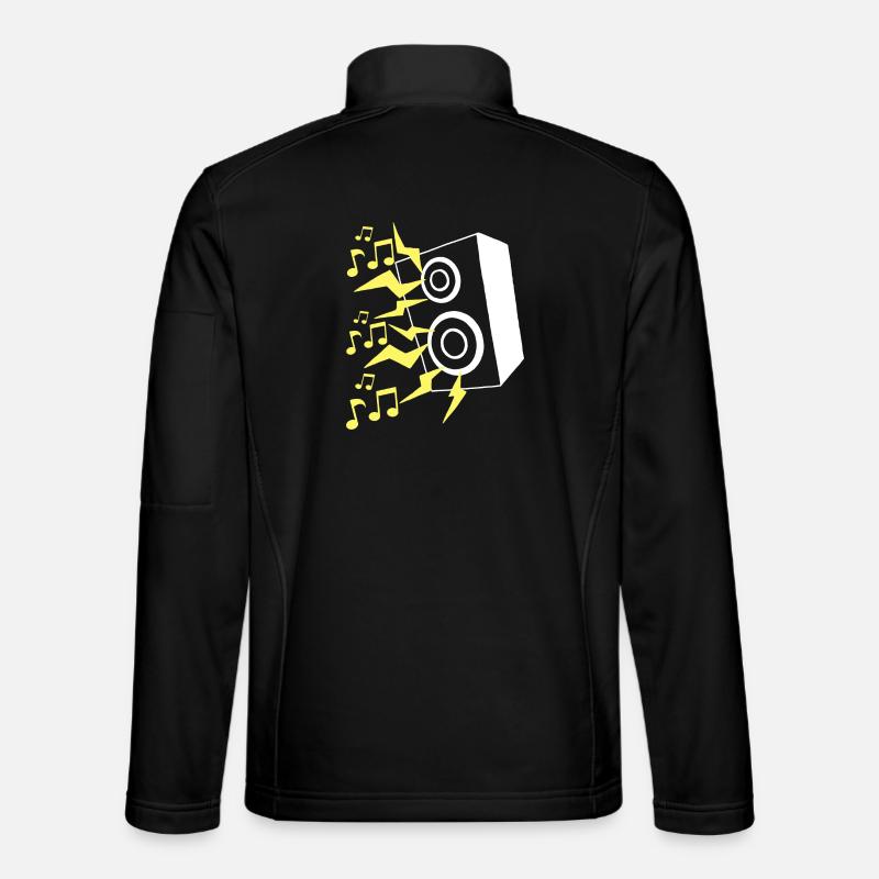 Haut parleur et musique Veste en tissu softshell Unisexe