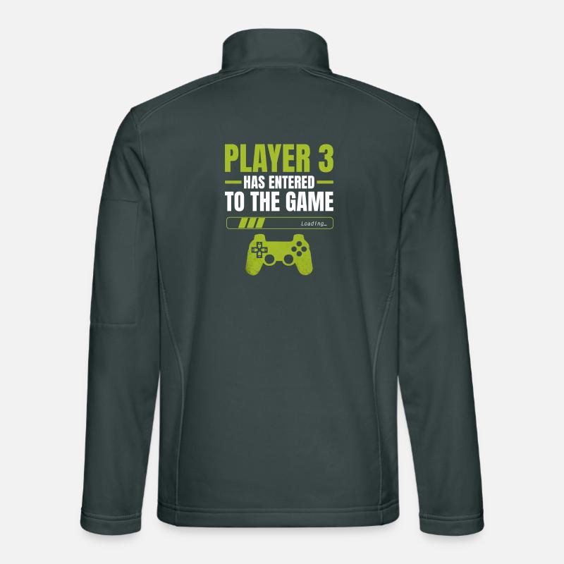 Player 3: Entering the Game – Loading Indicator Unisex Softshell Jacket