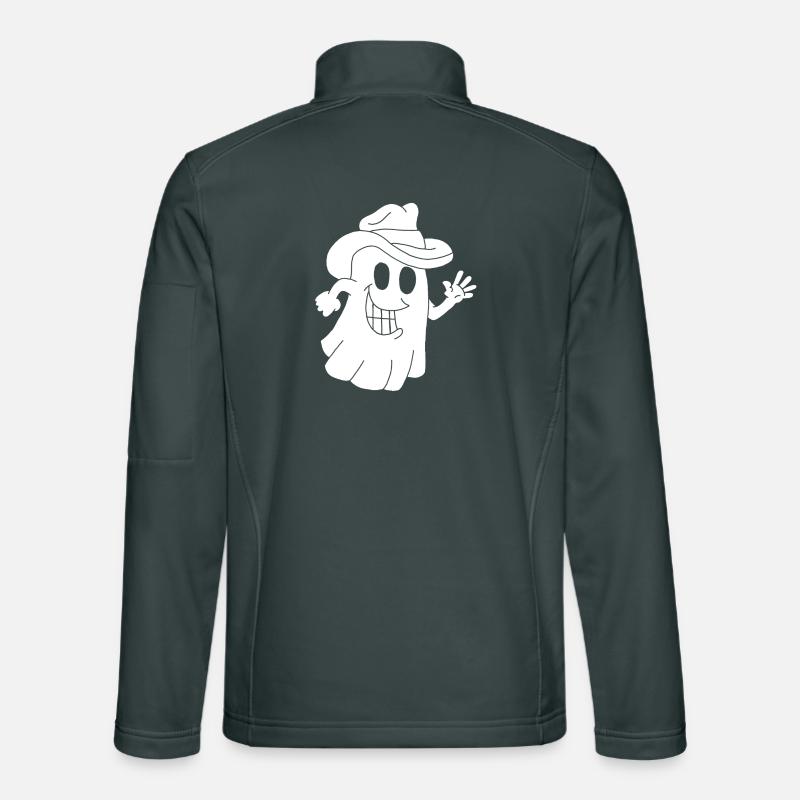 Cowboy Ghost Unisex Softshell Jacket
