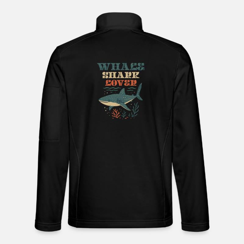 Whale Shark Lover - Unisex Softshell Jacket - black
