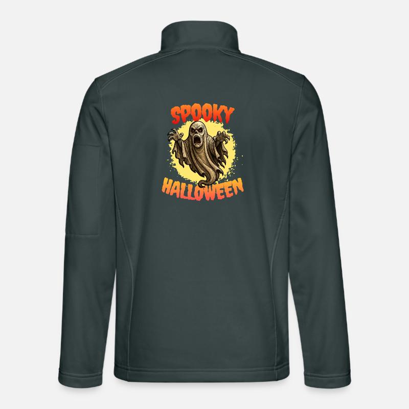 Halloween ghost scary ghost horror monster Unisex Softshell Jacket