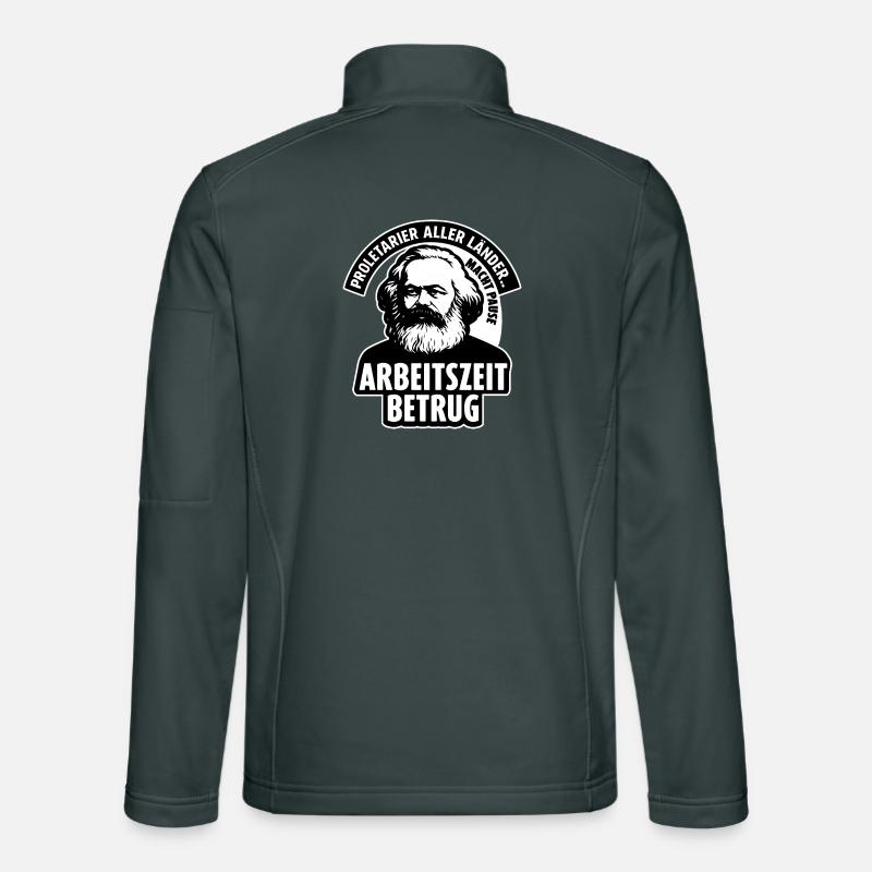 Working Time Scam Shirt – Anti Work Meme Design Unisex Softshell Jacket