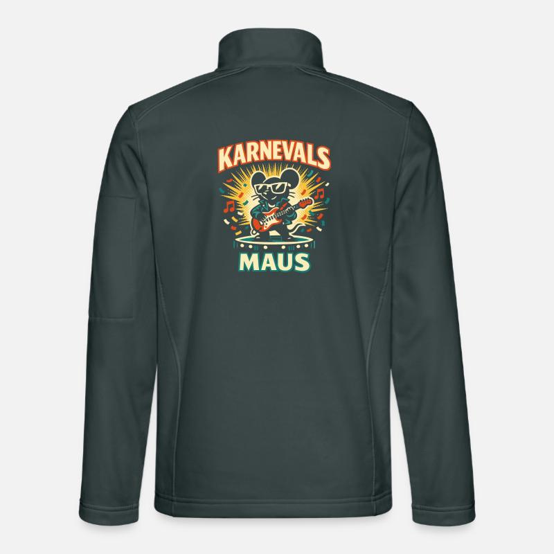 Karneval Mouse Rock Köln Geschenk Süß Unisex Softshelljacke