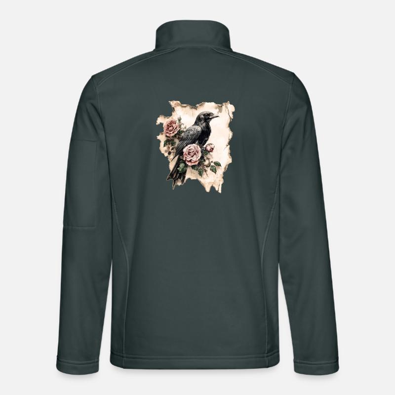 Corbeau Veste en tissu softshell Unisexe
