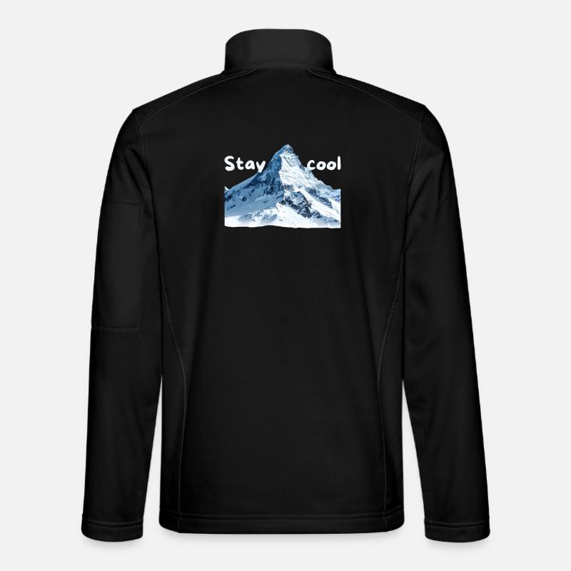 Mountain Scenery Stay Cool - Unisex Softshell Jacket - black