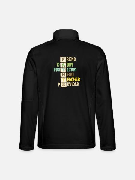 Father's Day - Unisex Softshell Jacket - black