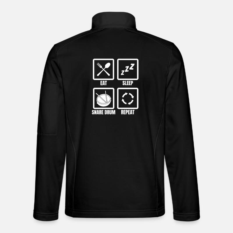 Drummer Schedule - Unisex Softshell Jacket - black