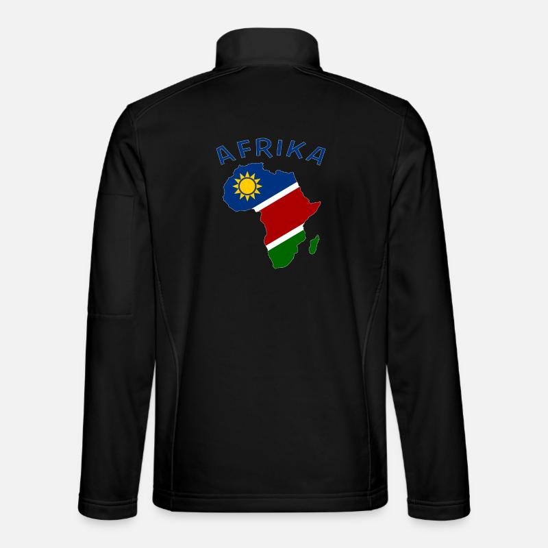 Namibia Map of Africa - Unisex Softshell Jacket - black