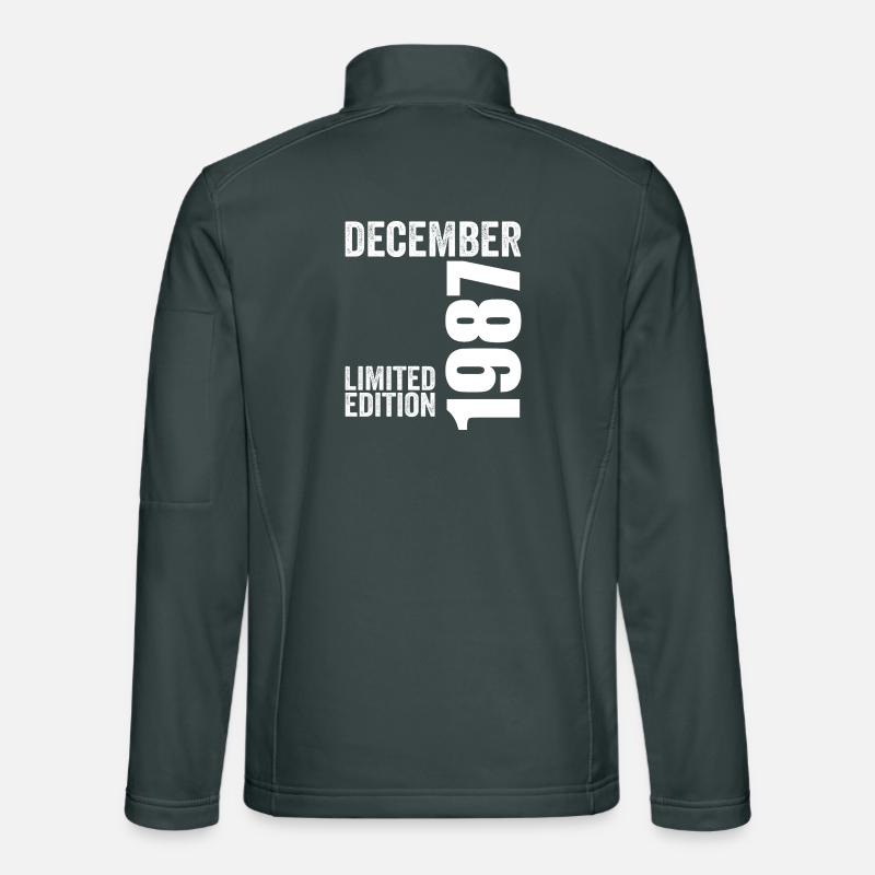 Retro Geburtstagsgeschenk - Dezember 1987 Unisex Softshelljacke