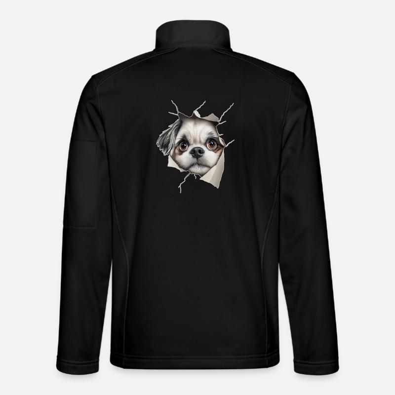Shih Tzu - Unisex Softshelljacke - Schwarz