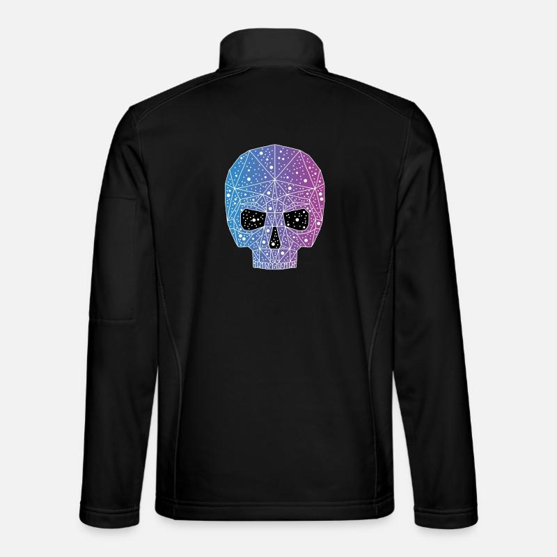 Tête de mort galactique Veste en tissu softshell Unisexe