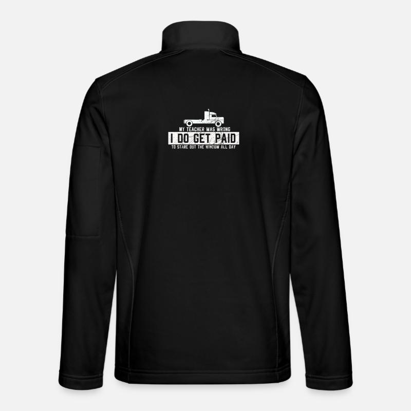 LKW Fahrer - Unisex Softshelljacke - Schwarz