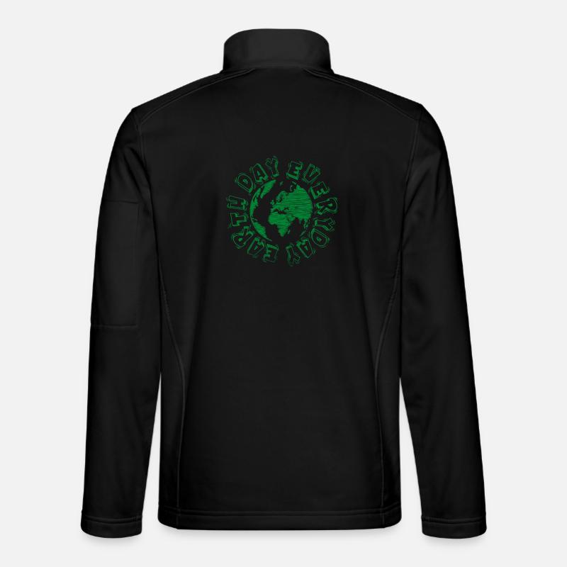 Global Earth Consciousness Design Unisex Softshell Jacket