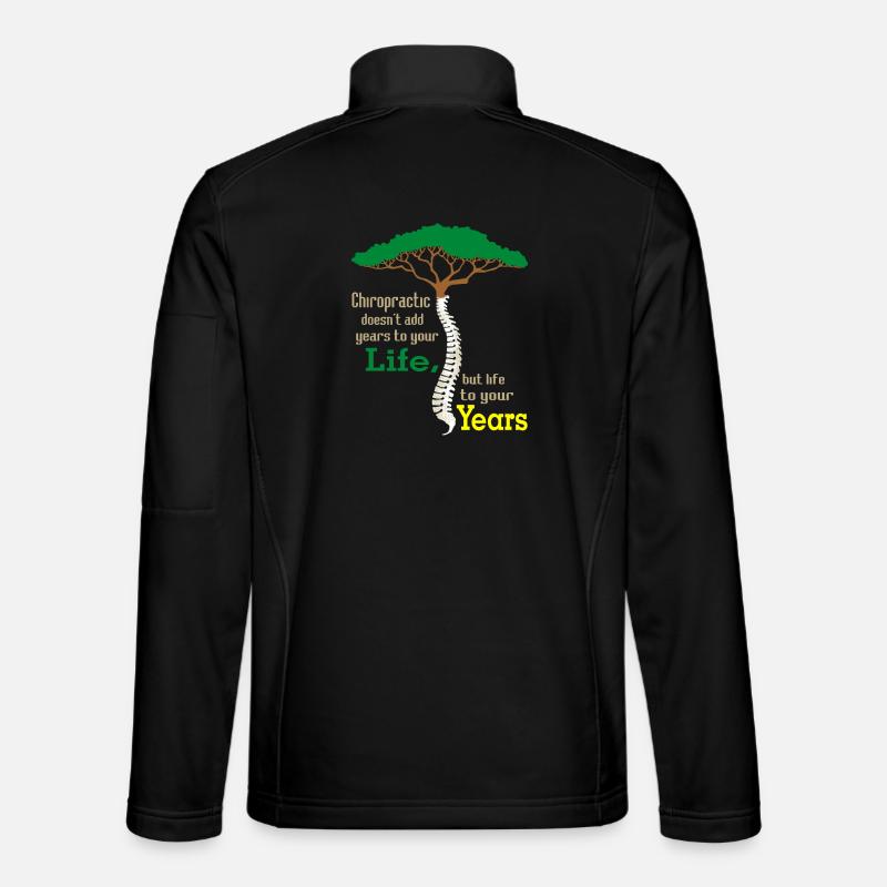 Wachsendes Baum Motiv mit Wirbeldesign Unisex Softshelljacke