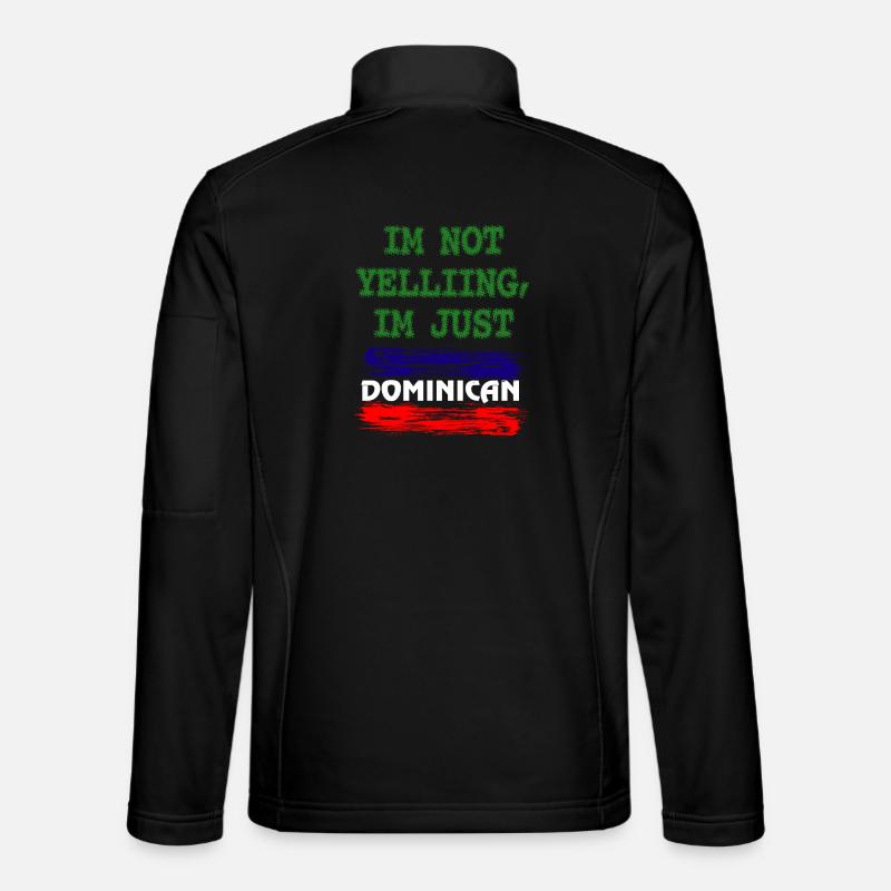 Dominican Republic - Unisex Softshell Jacket - black