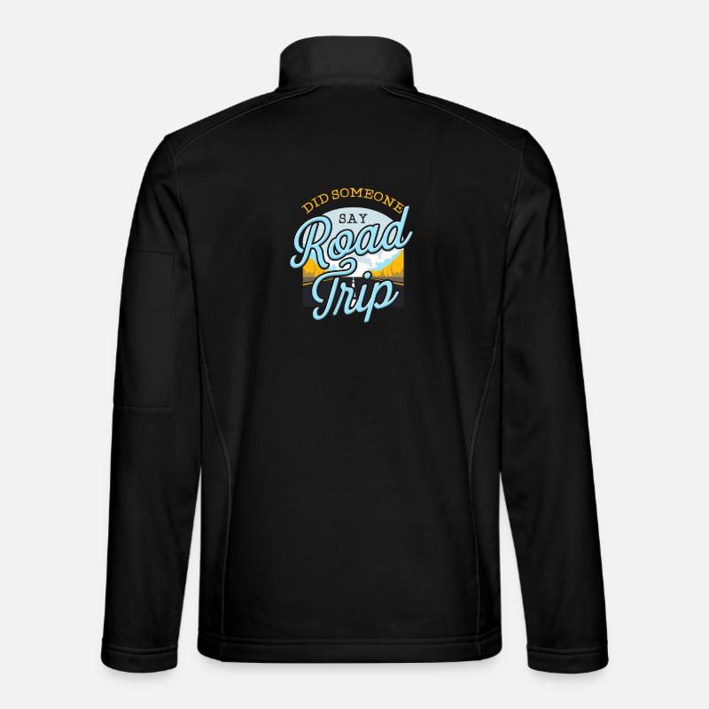 Road Trip - Unisex Softshelljacke - Schwarz
