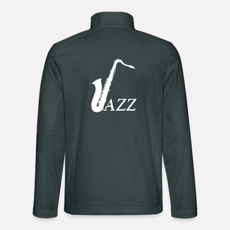 Jazz - Saxophon Unisex Softshelljacke